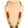 colorful chunky tribal bead necklace handmade boho ethnic jewelry for women