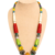 colorful chunky tribal bead necklace handmade boho ethnic jewelry for women