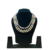 Elegant multi strand pastel pearl necklace with crystal beads