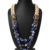 Sapphire Mist Jute & Stone Necklace