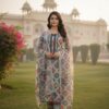 Women multicolor cotton printed kurta set with dupatta