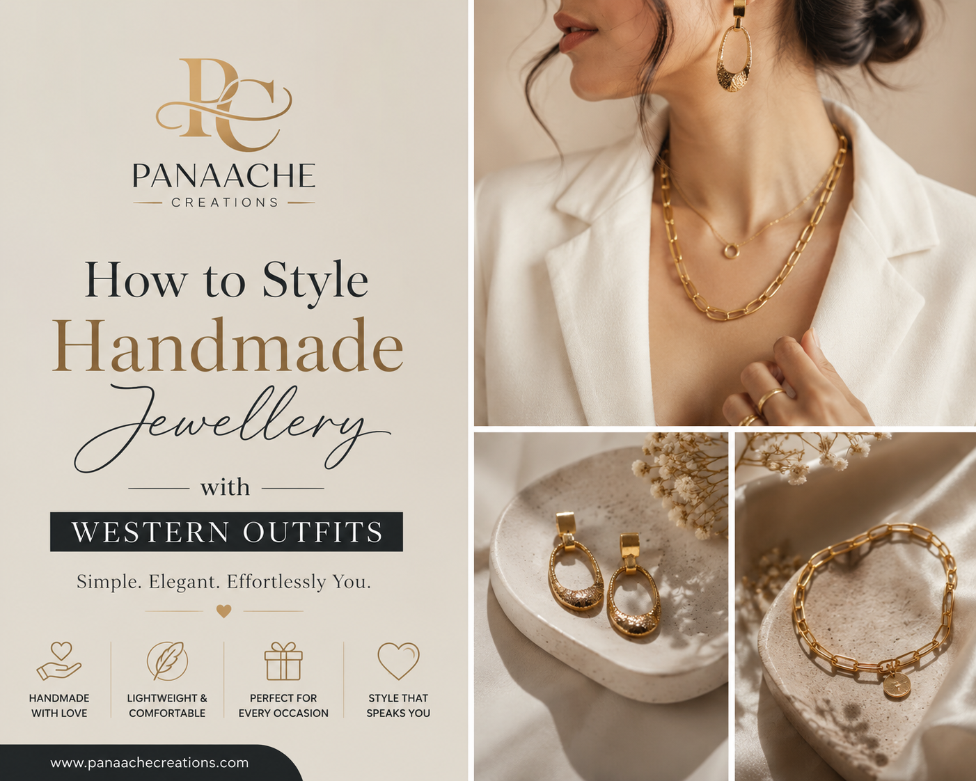 How to Style Handmade Jewellery with Western Outfits