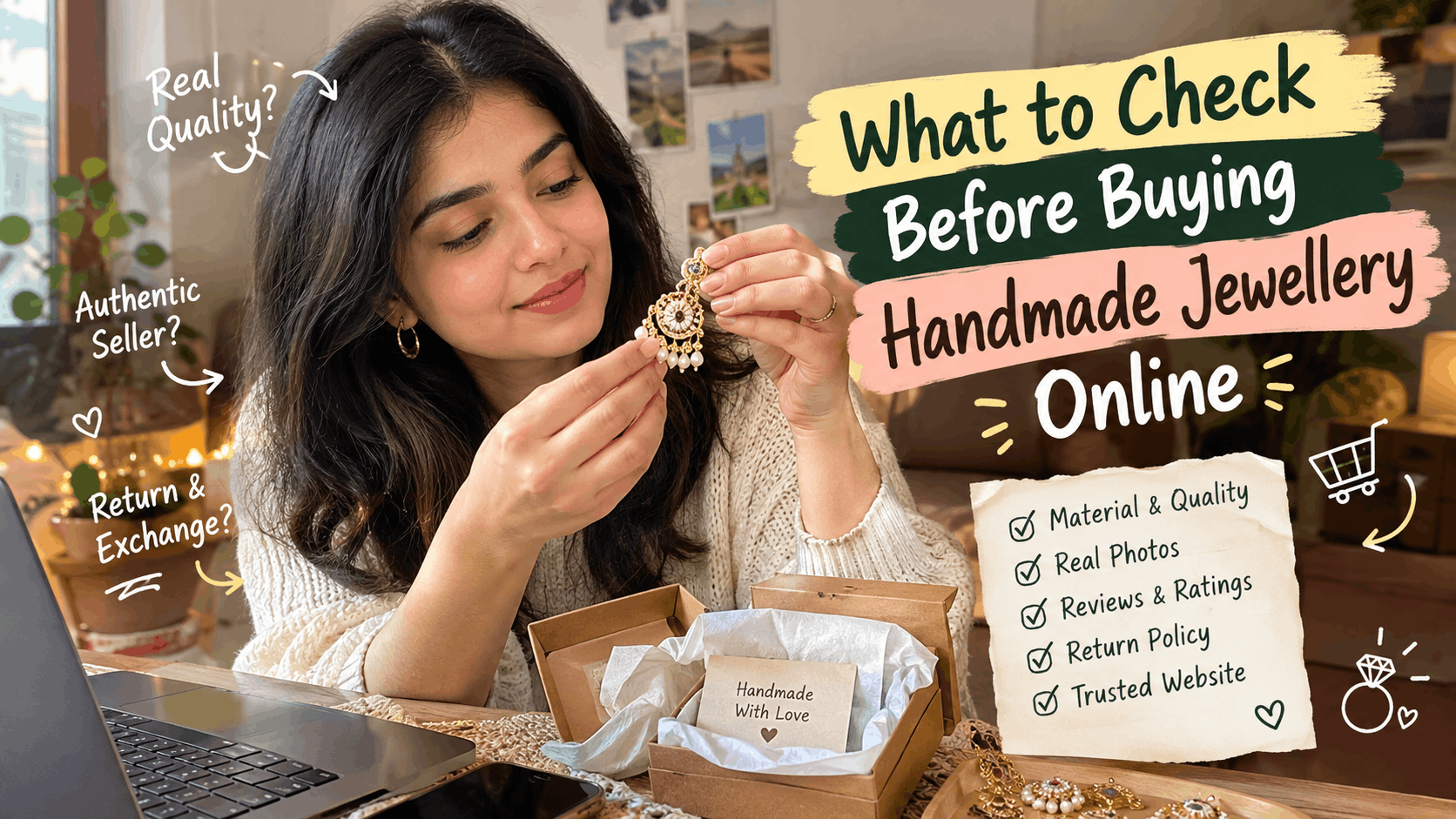 What to Check Before Buying Handmade Jewellery Online