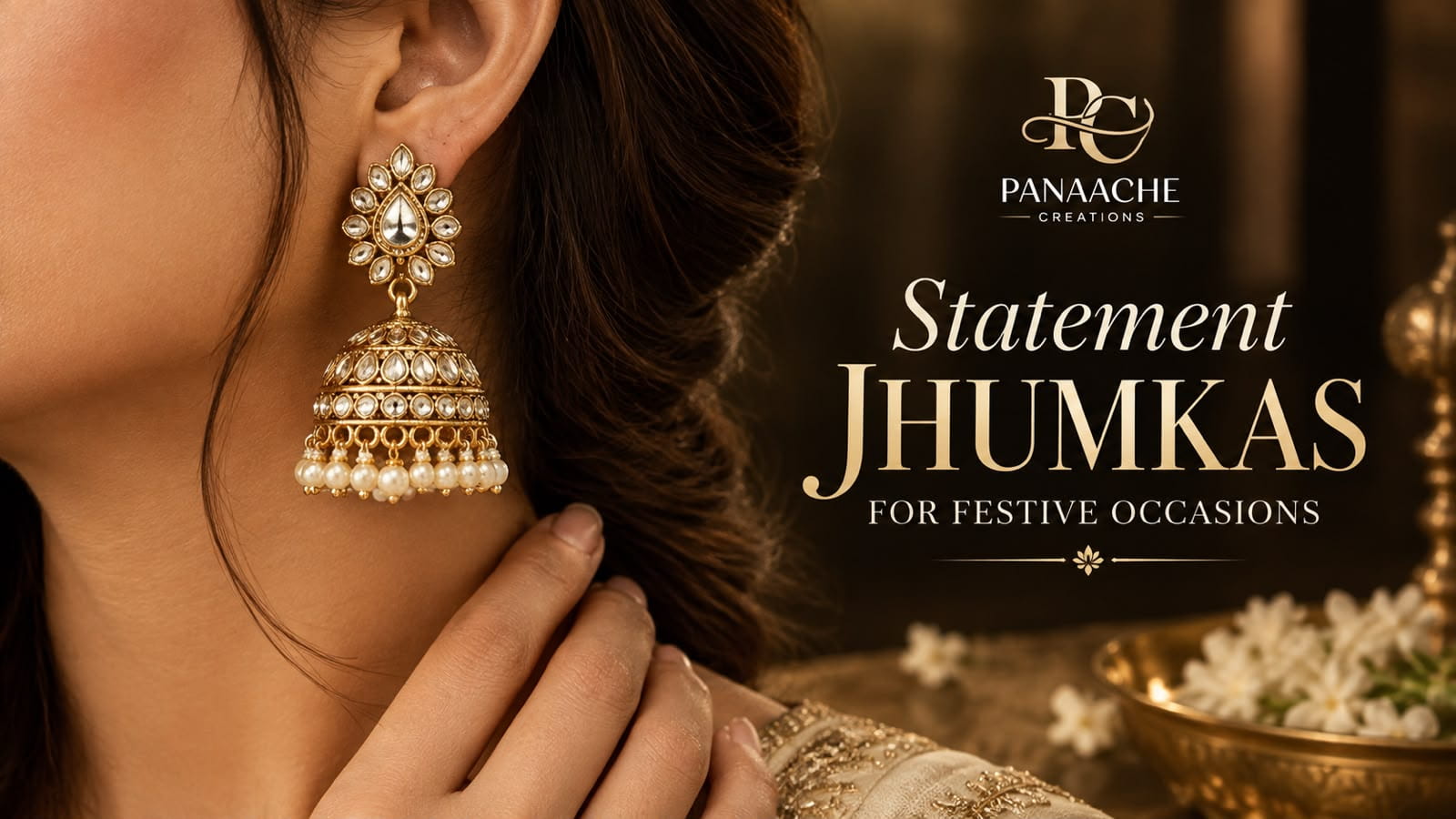 Statement Jhumkas for Festive Occasions