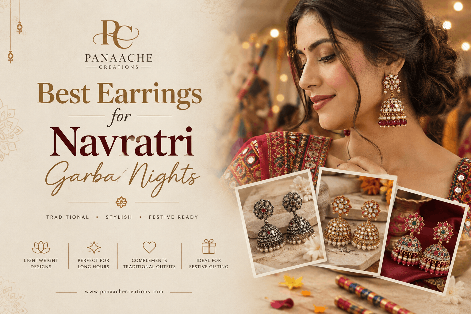 Best Earrings for Navratri Garba Nights